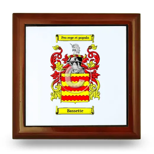 Bassette Wooden Jewelry Box