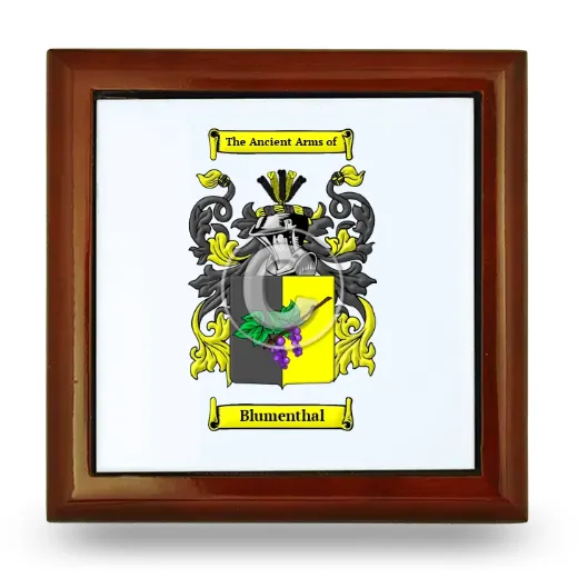 Blumenthal Wooden Jewelry Box