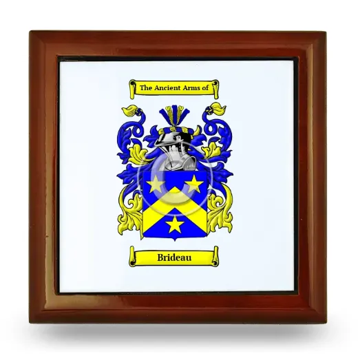 Brideau Wooden Jewelry Box