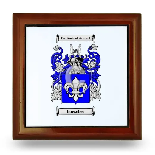 Buescher Wooden Jewelry Box