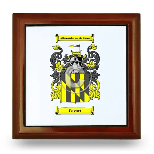 Cavart Wooden Jewelry Box