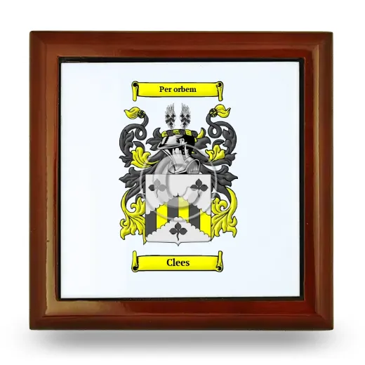 Clees Wooden Jewelry Box