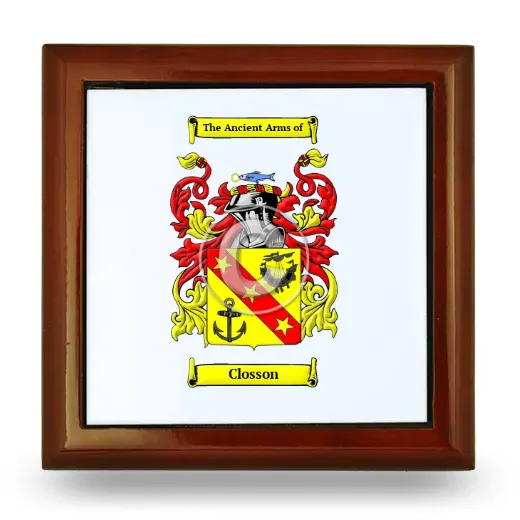 Closson Wooden Jewelry Box