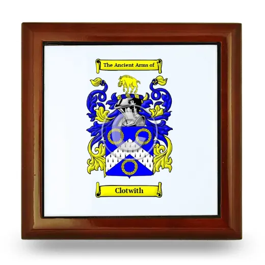 Clotwith Wooden Jewelry Box