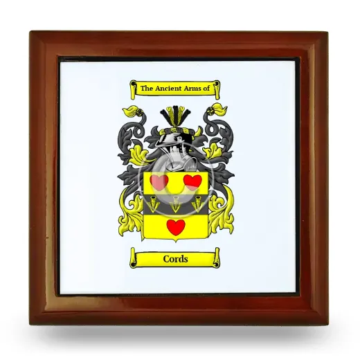 Cords Wooden Jewelry Box