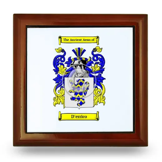 D'errico Wooden Jewelry Box