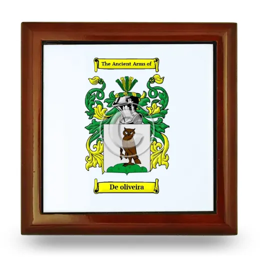 De oliveira Wooden Jewelry Box