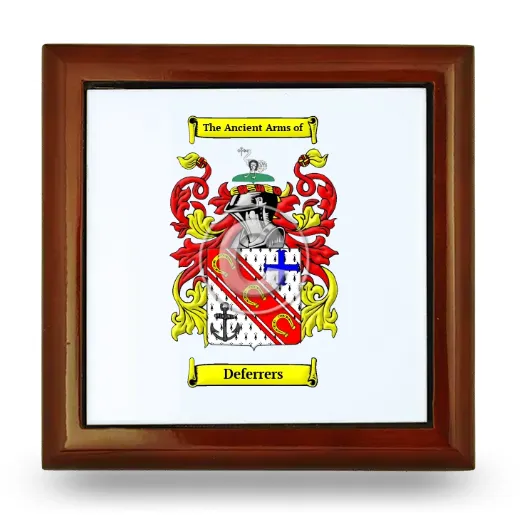 Deferrers Wooden Jewelry Box