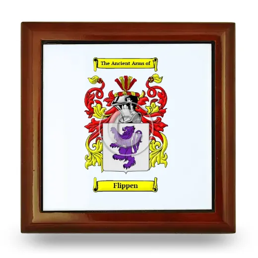 Flippen Wooden Jewelry Box