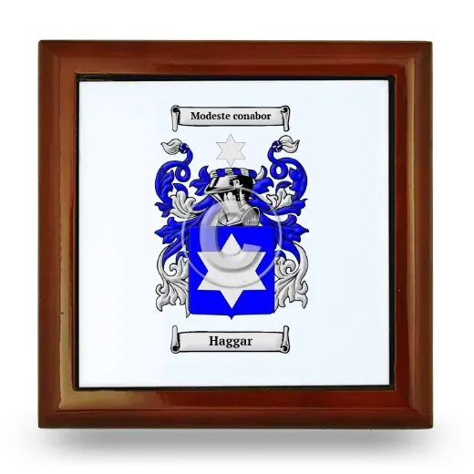 Haggar Wooden Jewelry Box