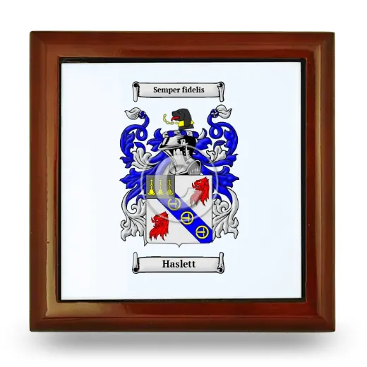 Haslett Wooden Jewelry Box