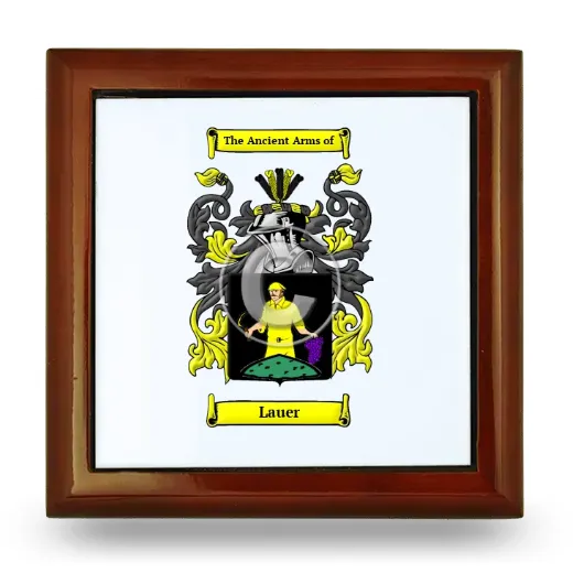 Lauer Wooden Jewelry Box