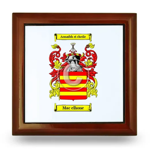 Mac elhone Wooden Jewelry Box