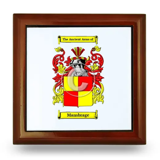 Mansbrage Wooden Jewelry Box