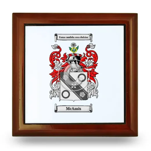 McAmis Wooden Jewelry Box