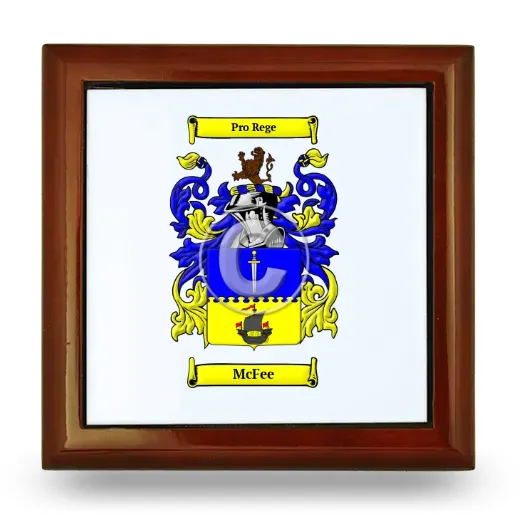 McFee Wooden Jewelry Box