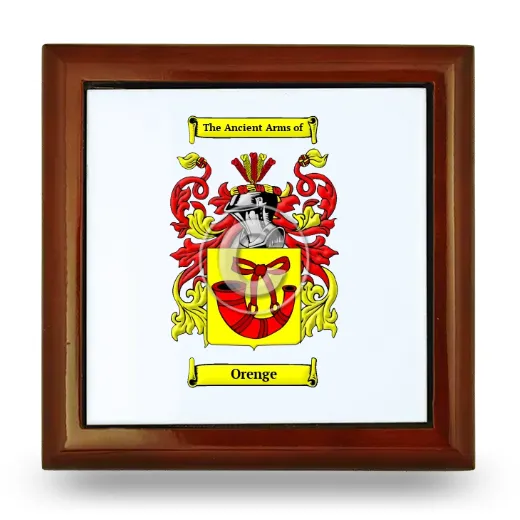 Orenge Wooden Jewelry Box