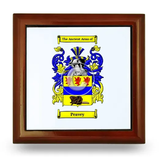 Peavey Wooden Jewelry Box