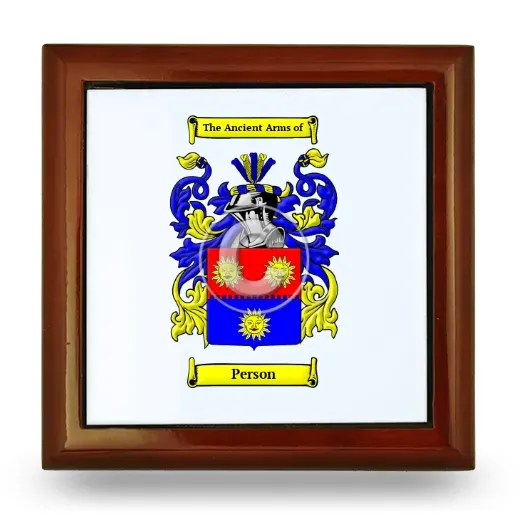 Person Wooden Jewelry Box