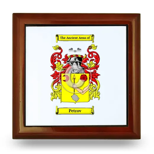 Petrov Wooden Jewelry Box