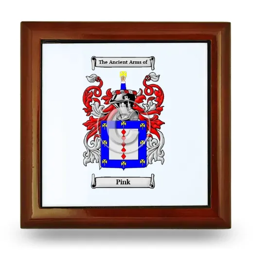 Pink Wooden Jewelry Box