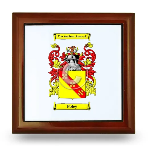 Poley Wooden Jewelry Box