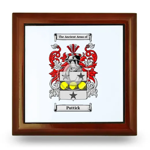 Puttick Wooden Jewelry Box