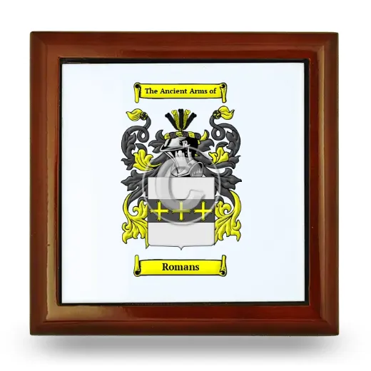 Romans Wooden Jewelry Box