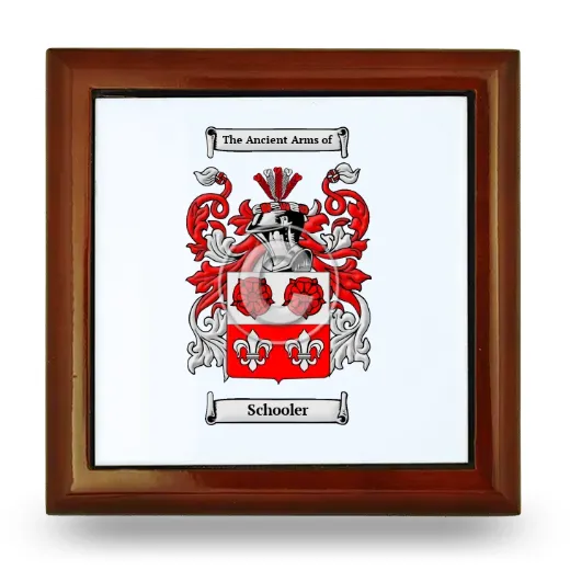 Schooler Wooden Jewelry Box