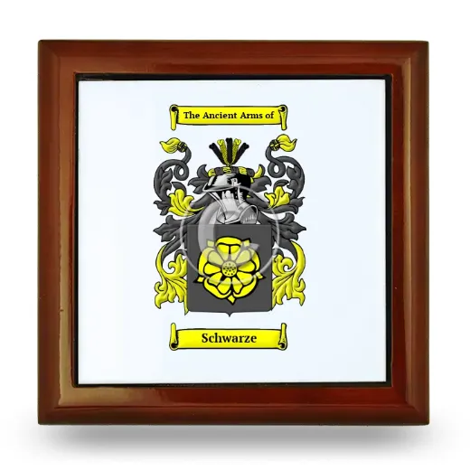 Schwarze Wooden Jewelry Box