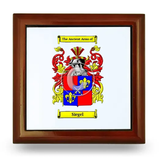 Siegel Wooden Jewelry Box