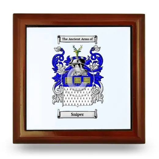 Sniper Wooden Jewelry Box