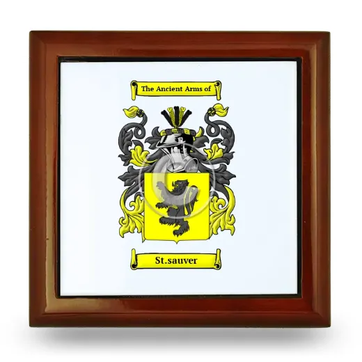 St.sauver Wooden Jewelry Box