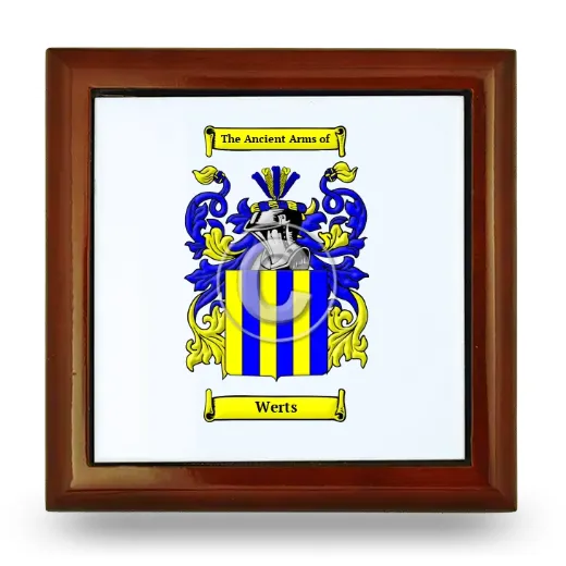 Werts Wooden Jewelry Box