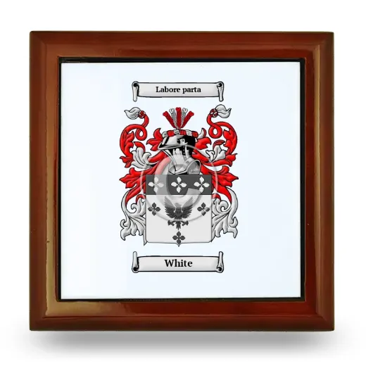 White Wooden Jewelry Box