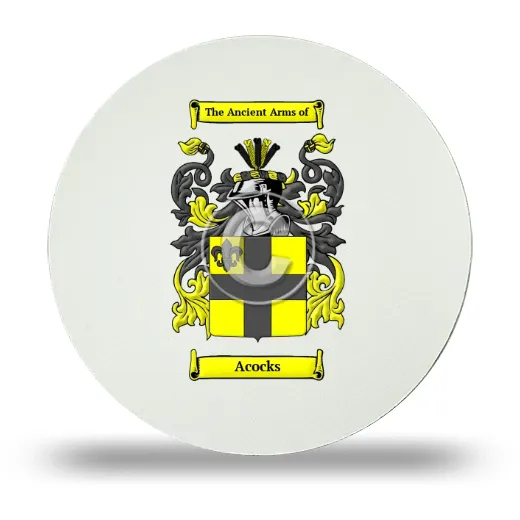 Acocks Round Mouse Pad