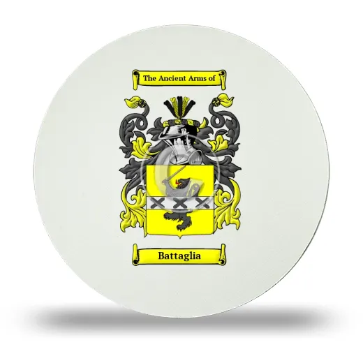 Battaglia Round Mouse Pad
