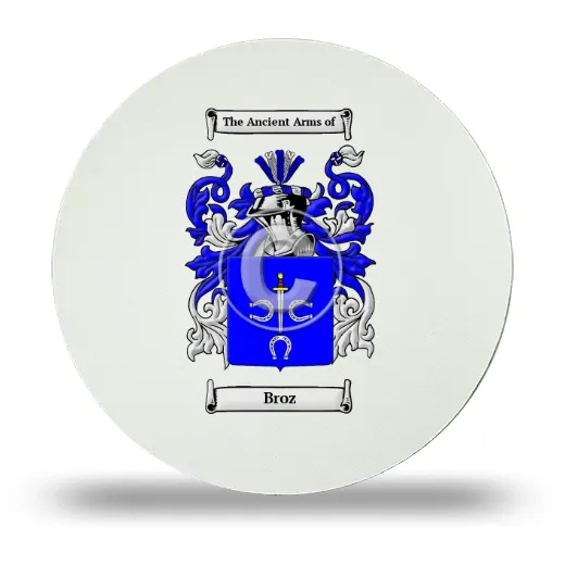 Broz Round Mouse Pad