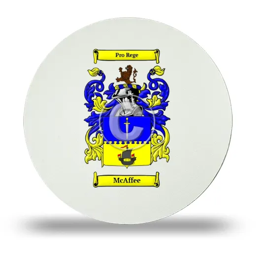 McAffee Round Mouse Pad