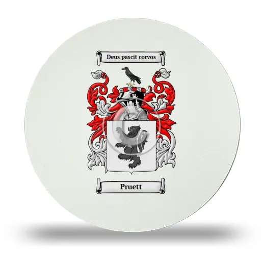 Pruett Round Mouse Pad