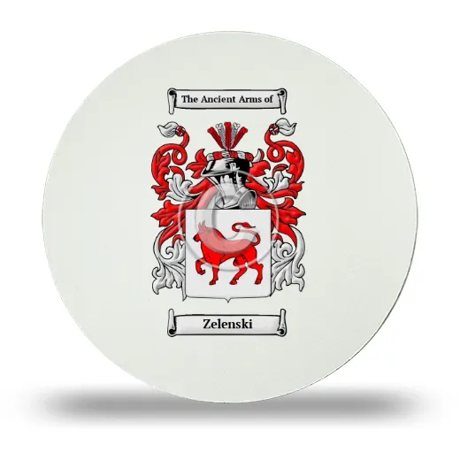 Zelenski Round Mouse Pad