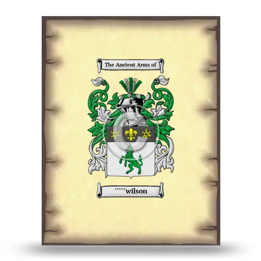 ''''''wilson Coat of Arms Print
