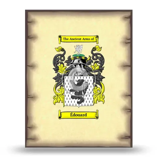 Édouard Coat of Arms Print