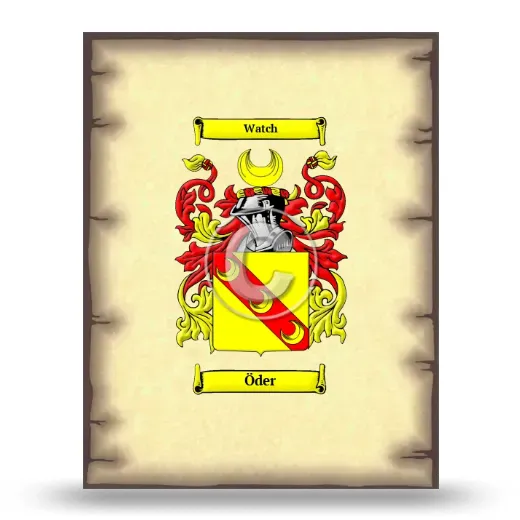 Öder Coat of Arms Print