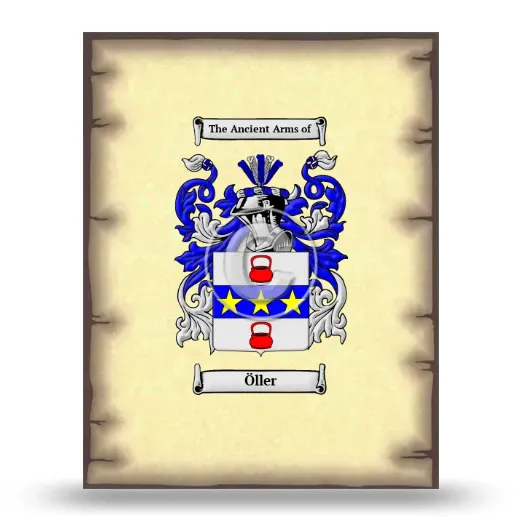 Öller Coat of Arms Print