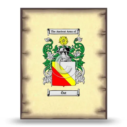 Öst Coat of Arms Print