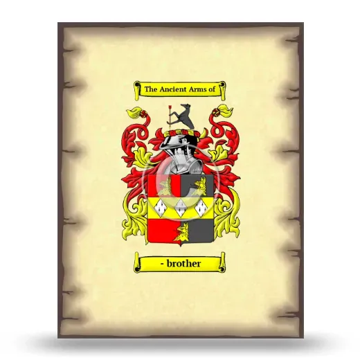 - brother Coat of Arms Print