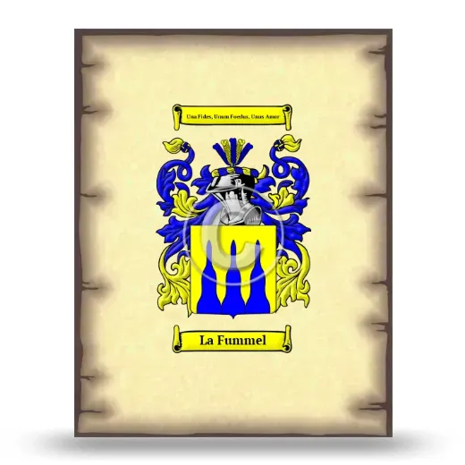 La Fummel Coat of Arms Print