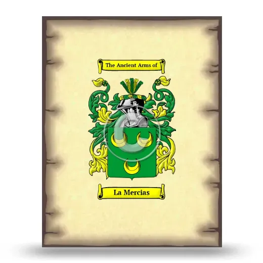 La Mercias Coat of Arms Print