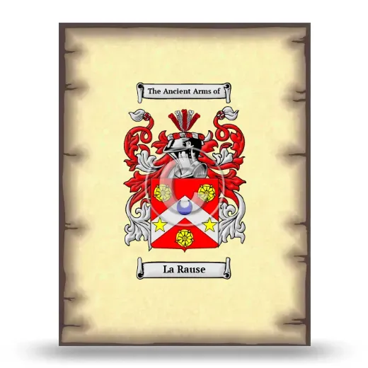 La Rause Coat of Arms Print
